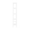Alaterre Furniture Dover Over Toilet Organizer with Side Shelving, Bathroom Shelf with 2 Towel Rods ANDO704WH - alternate 5